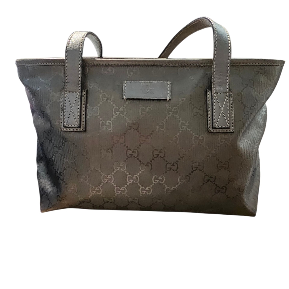 Gucci GG Imprimé Bronze Brown Tote Bag